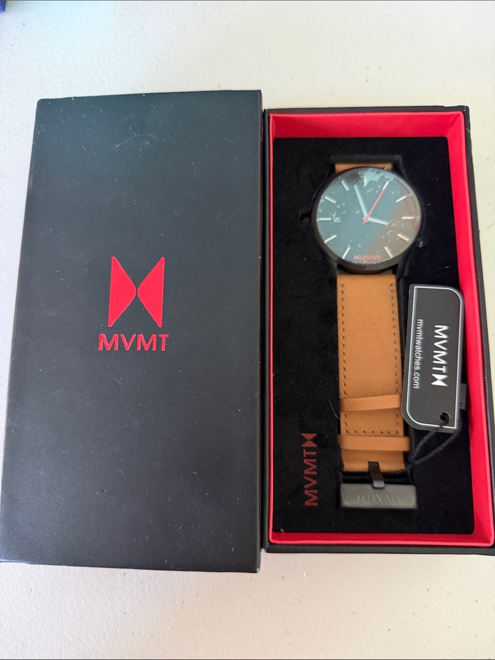 NEW MVMT Black and Tan Men’s Watch